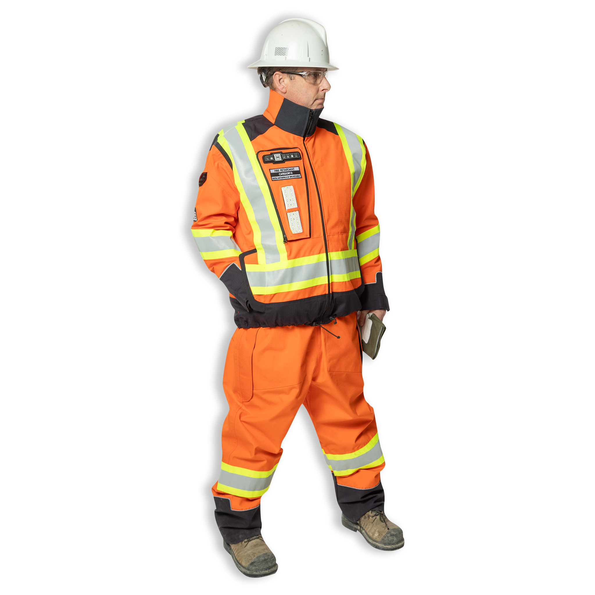 Black Dual Aramid Flame Resistant Operator Suit