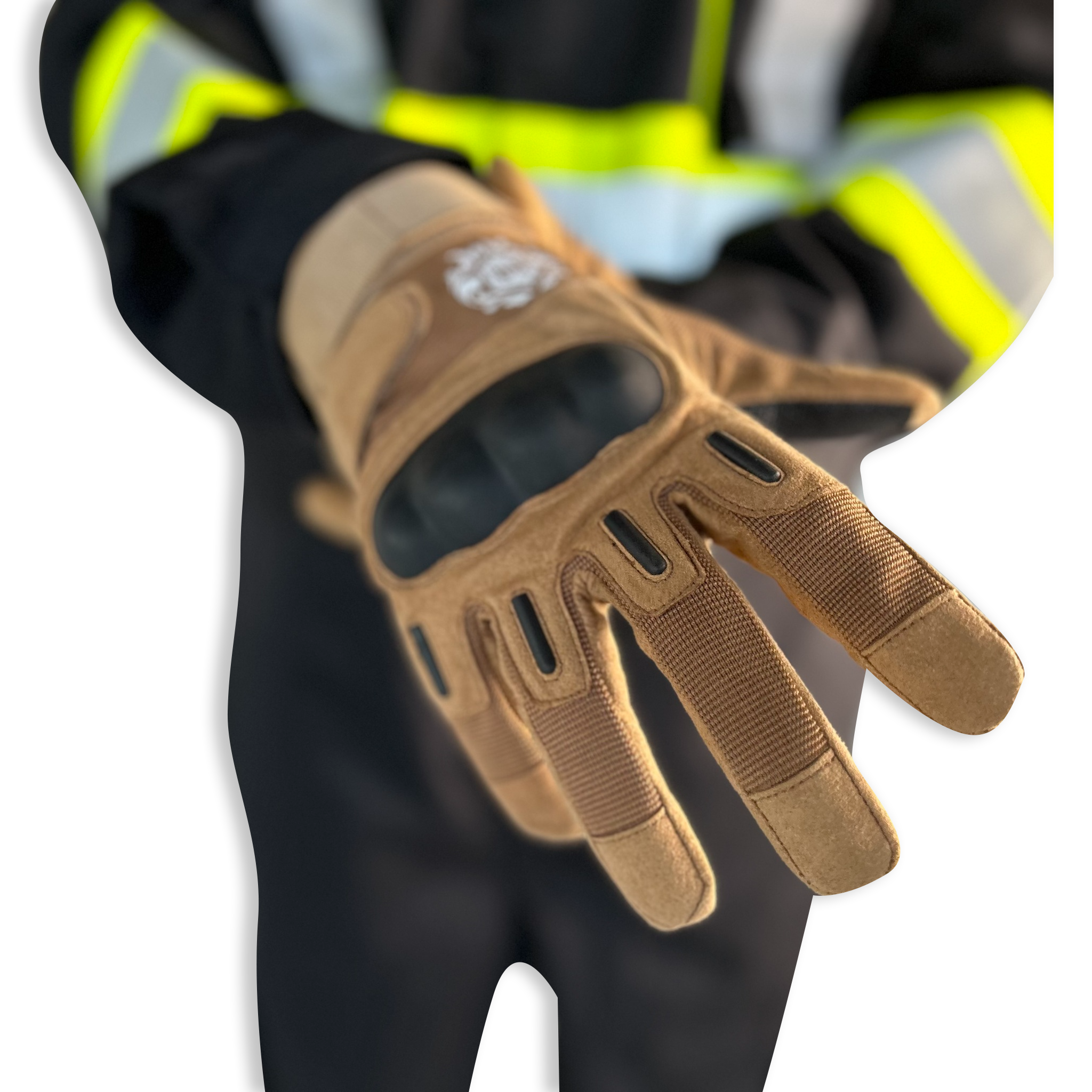 Heated Leather Impact Gloves