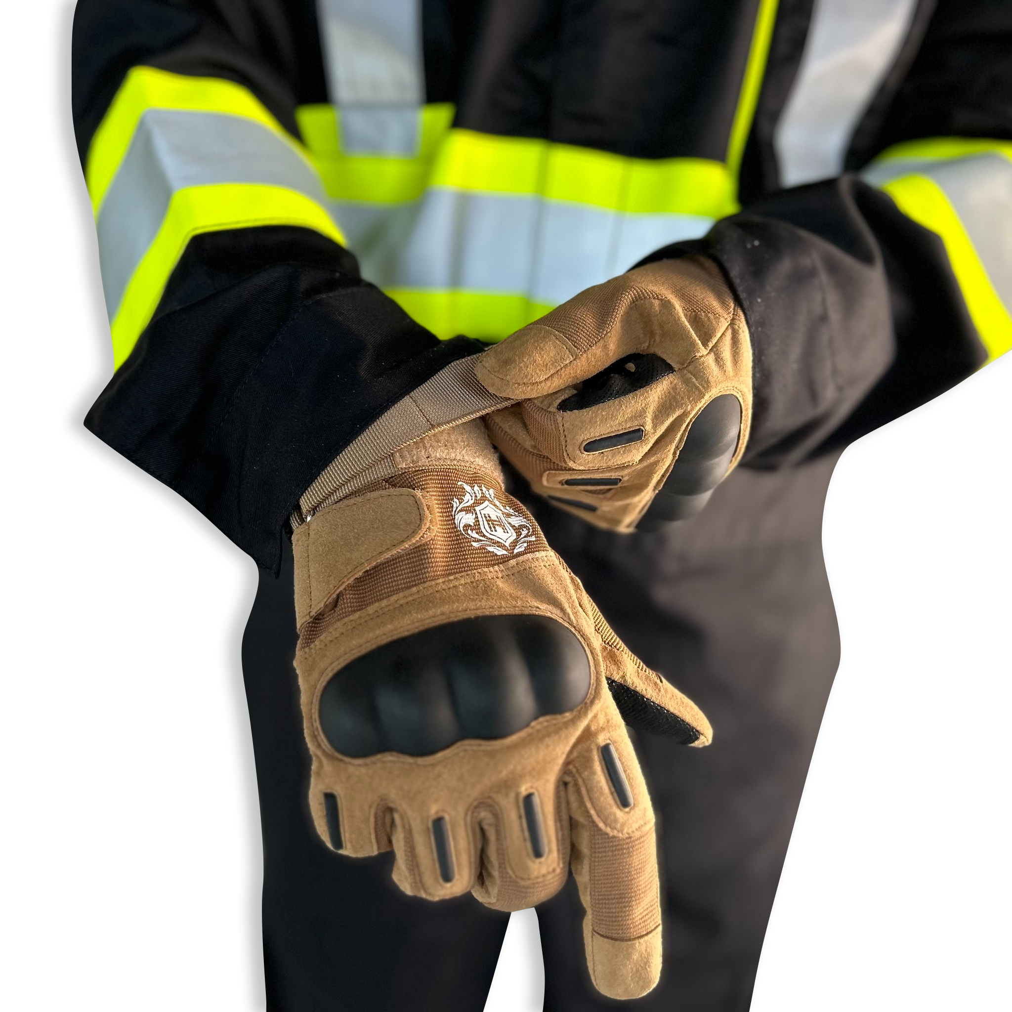 Heated Leather Impact Gloves