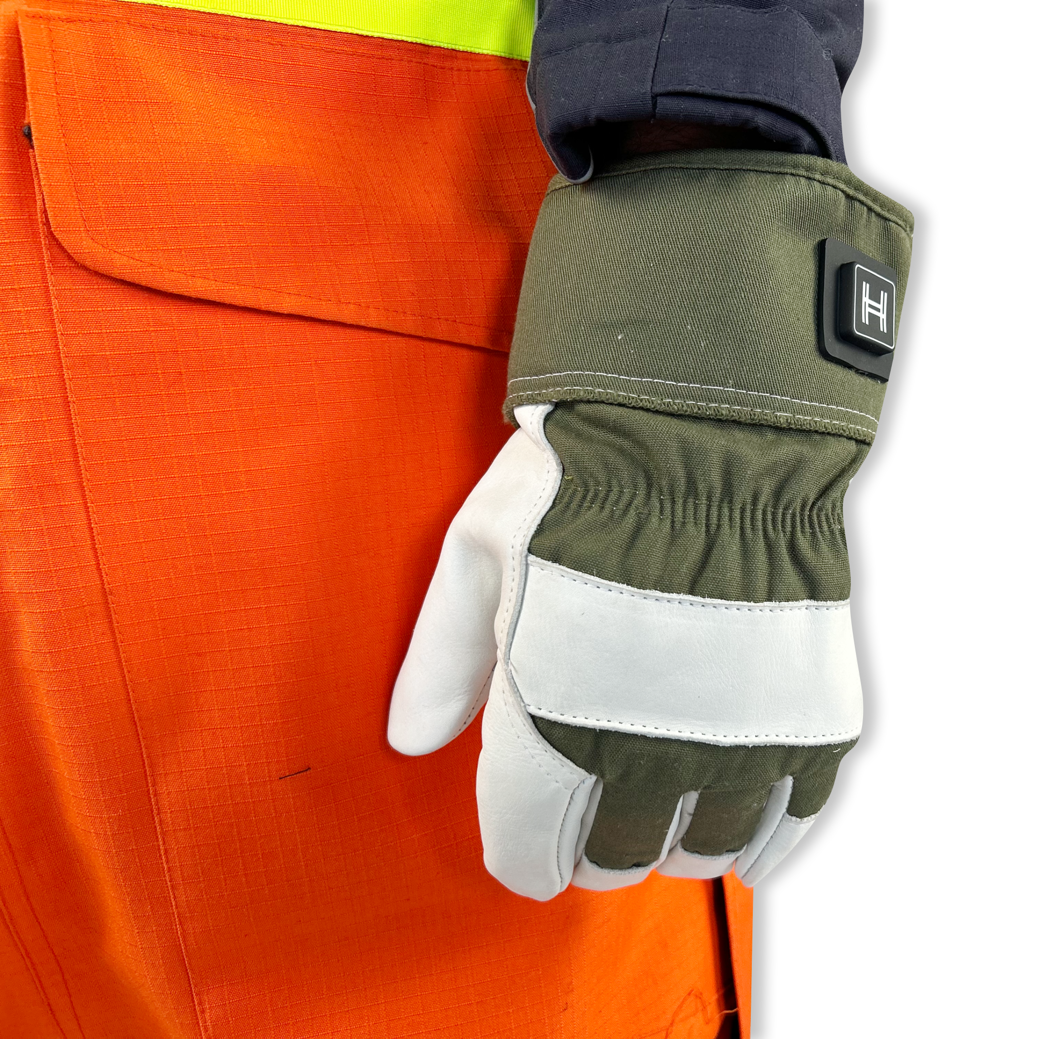 Heated Leather Work Gloves